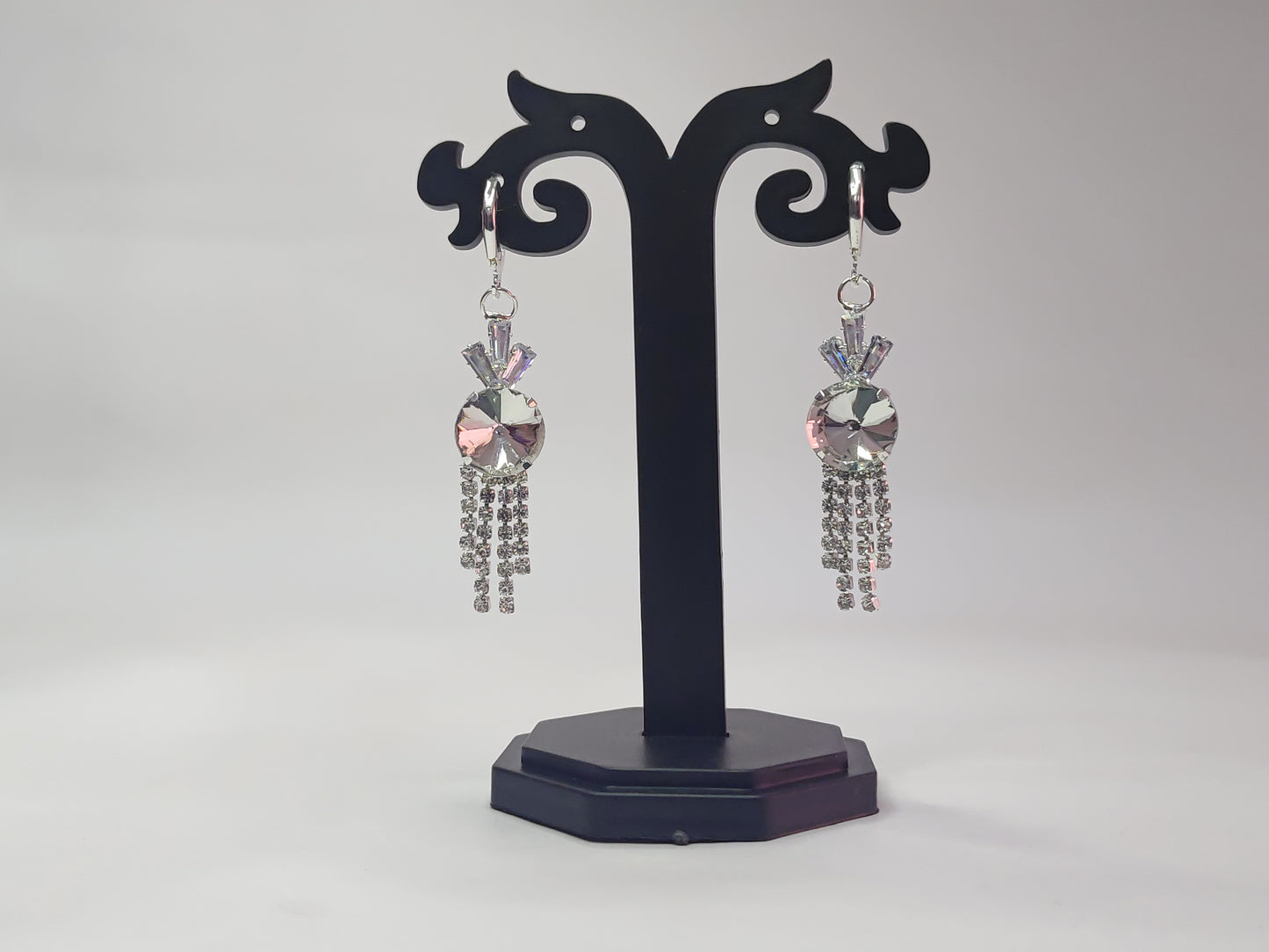 Sparkling Crystal Dangle Earrings for Women - Statement Drop Design
