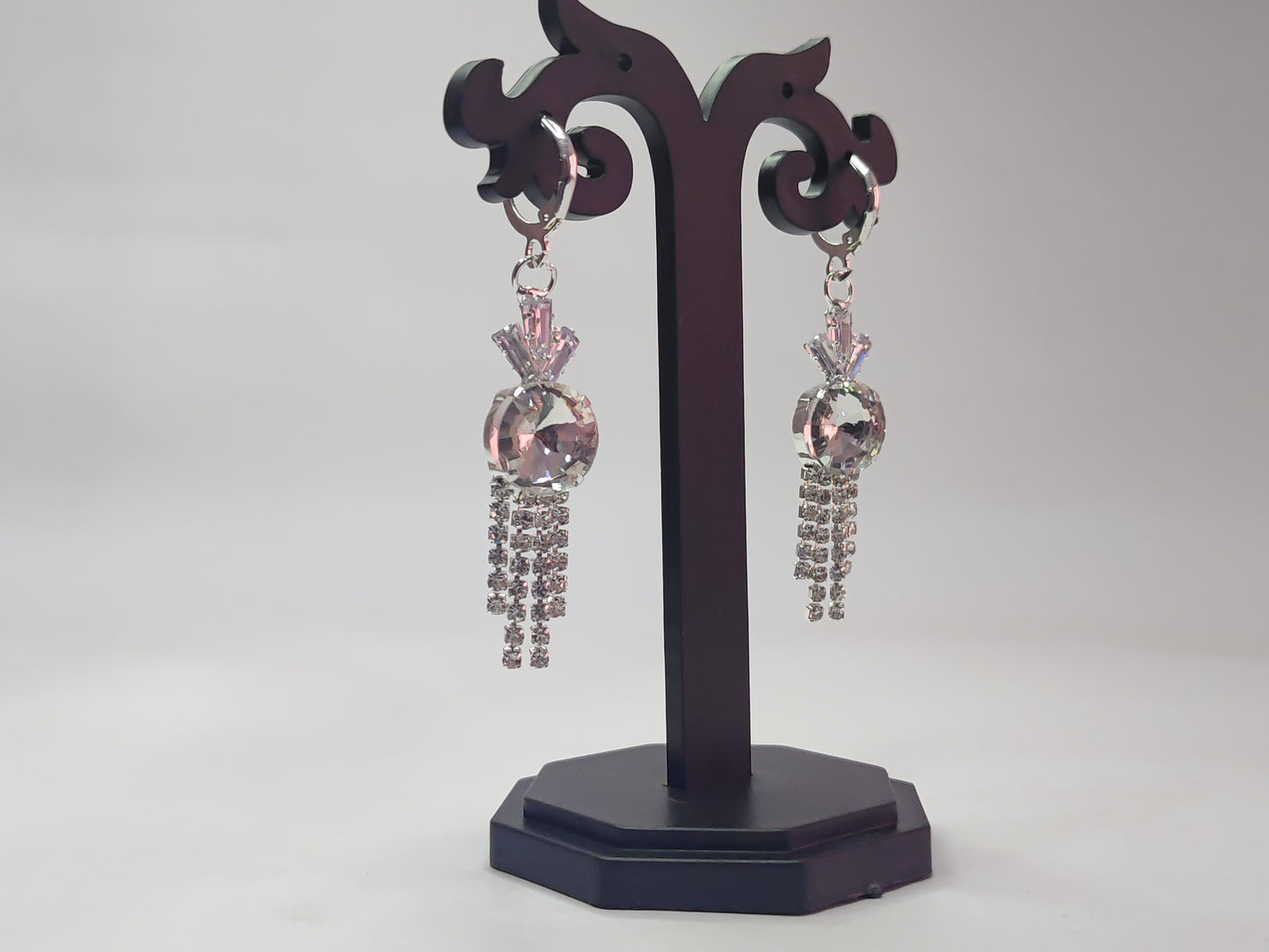 Sparkling Crystal Dangle Earrings for Women - Statement Drop Design